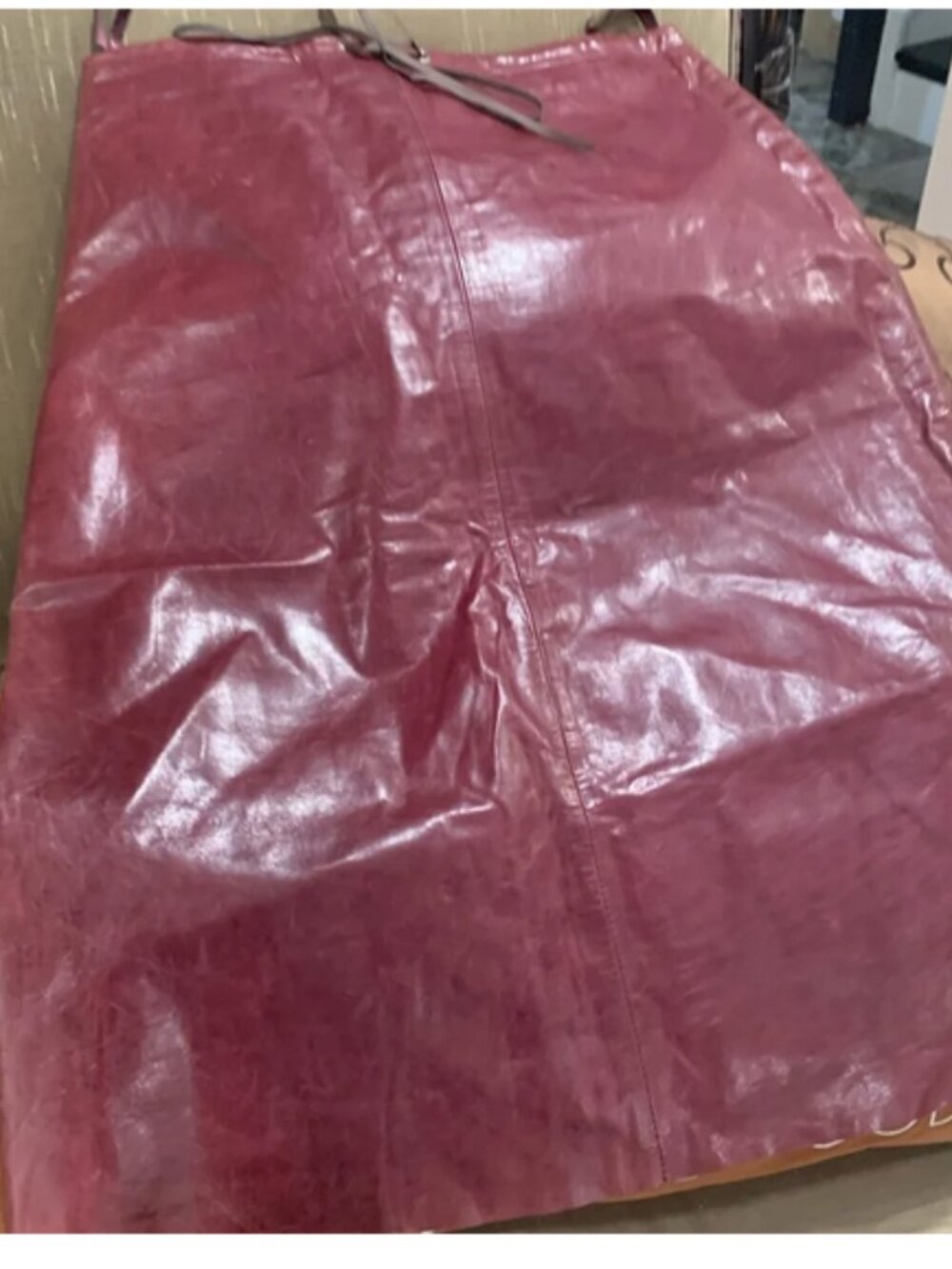 Banana Republic leather skirt